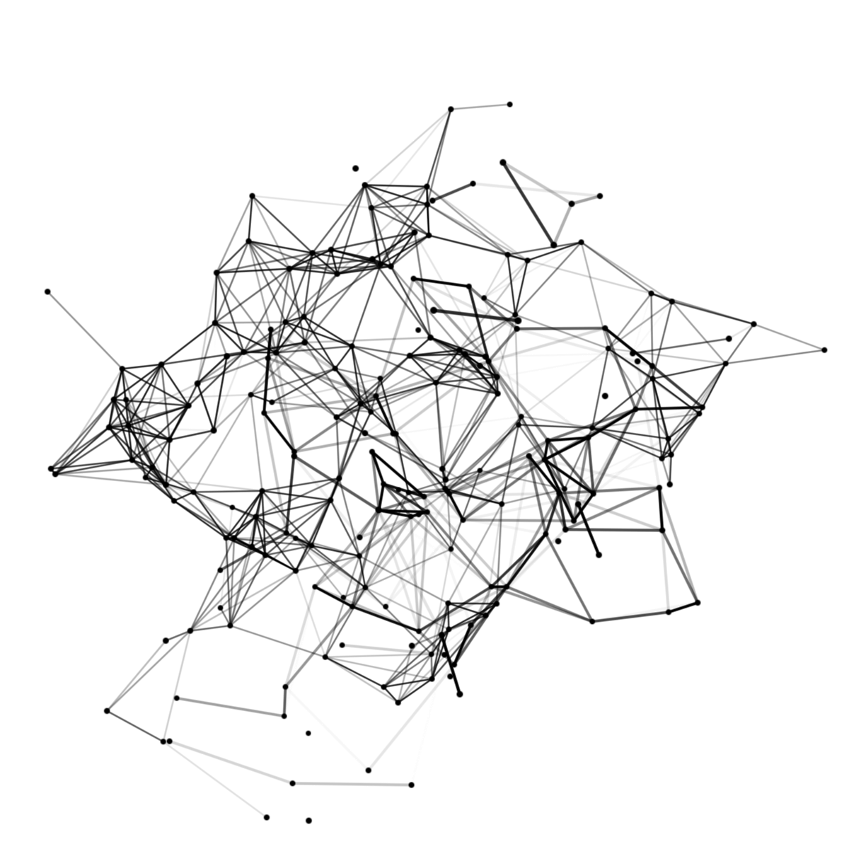 Technology network illustration